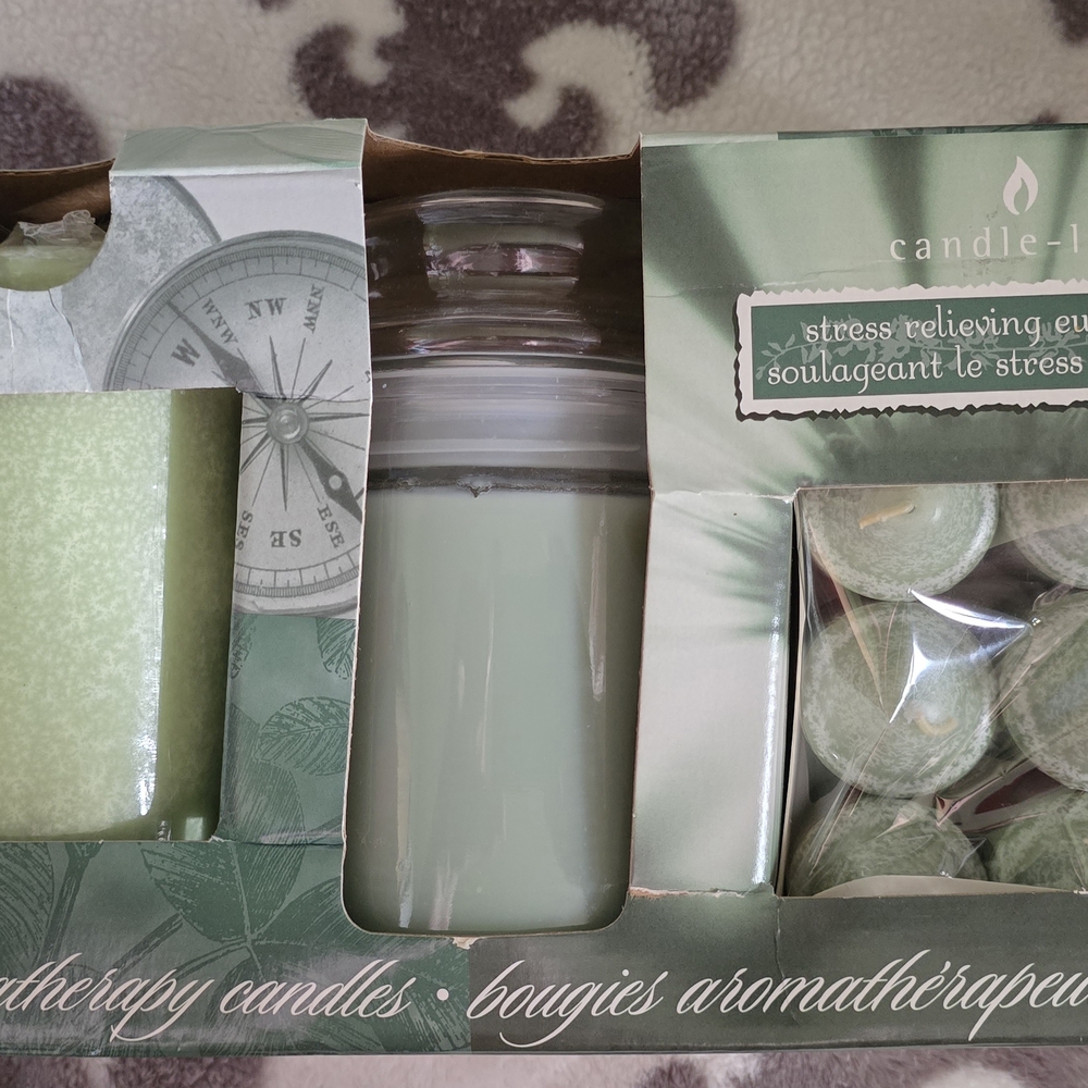 Aromatherapy Candle Set - Green